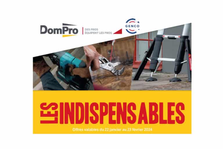 Jusqu'au vendredi 23 février 2024 : les Indispensables pour votre entreprise, de nombreuses promotions - dompro - desrolest alsace colmar strasbourg atelier