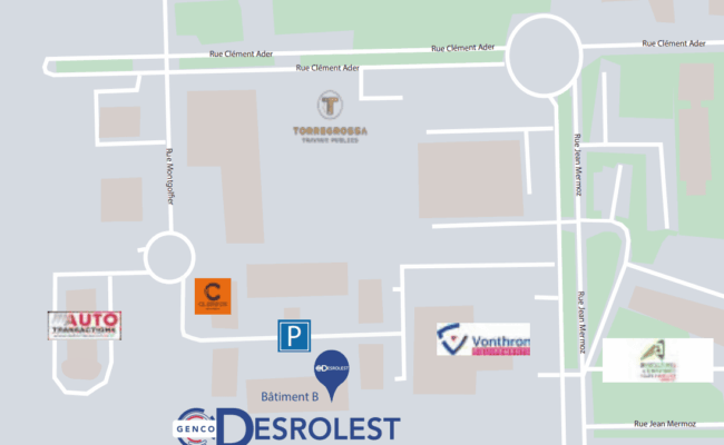 PLAN DESROLEST NOUVELLE ADRESSE SAINTE CROIX EN PLAINE ALSACE - spécialiste fourniture industrielle